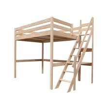 Un lit mezzanine 2 places est idéal pour les jeunes aventuriers et pour les filles aussi bien que pour les garçons intéressants. Lit Mezzanine Sylvia Avec Escalier De Meunier Bois Couleur Brut Dimensions 140x200 3760240540908 Achat Vente Lit Mezzanine Cdiscount