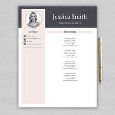 Der lebenslauf für bewerbungen (beispiele) für lebensläufe und. Resume Template Cv Template Professional Resume Modern Cv Lebenslauf By Prographicdesign Thehungryjpeg Com