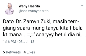 Dato dr haji tan sri dato haji mohd. Orang Kampong On Twitter While Im Looking Up Dr Zamyn Zuki On Twitter I Found This Year 2013 Wany Hasrita