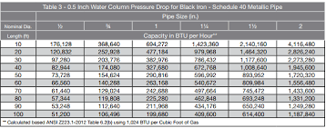 gas pipe system sizing eccotemp help desk