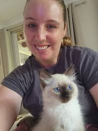 Hitch has decided to wear his cat cave as a hat!