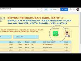 * ppks ( perisian pengurusan kokurikulum sekolah ). Sistem Pengurusan Guru Ganti Selangor