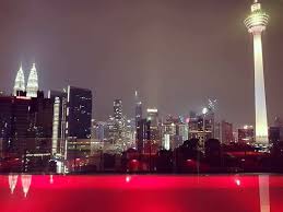 Grab a bite from the grocery/convenience store serving guests of red by sirocco. The Gorgeous Red Pool And The View Picture Of Red By Sirocco Kuala Lumpur Tripadvisor