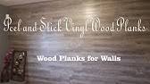 Designer's note bring the best of the outdoors indoors with aspect peel & stick wood panels are the easy, diy way to add the timeless look of wood to your walls without the hassle of a contractor. Peel And Stick Wood Wall Planks Installation Youtube