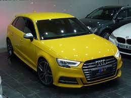 2017 Audi S3 2 0 Tfsi Sportback Quattro S S 5dr Yellow Damaged Repaired Auto Repair Repair Audi