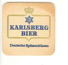 Karlsberg Bierdeckel Bier Deckel