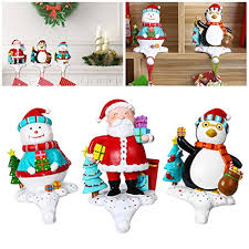 Its interior photo frame lets you personalize it with a favorite photo. Unomor Set Of 3 Christmas Stocking Holders Penguin Santa Snowman Stocking Hangers For Mantle Or Fireplace 5 5 Inch Buy Online In Bahamas At Bahamas Desertcart Com Productid 88318766