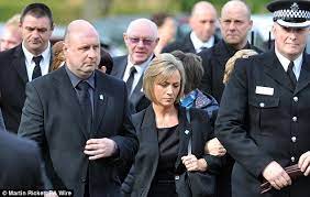 Pc david rathband was found hanging at his home in 2012. Pc David Rathband Funeral Brother Darren S Barely Veiled Eulogy Attack On Pc S Wife Kath Daily Mail Online