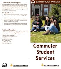 A wide range of mediums are exhibited including digital, painting, sculpture, photography and video. Commuter Services Brochure Campus Life Adelphi University