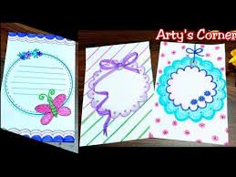 3 Border Design On Paper Designs For Front Page Border For Project Assignment By Arty S Corner In 2020 Border Design Colorful Borders Design Page Borders Design