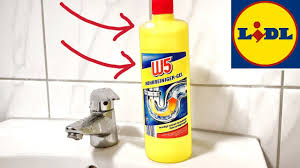 Abfluss Reinigen Mit Lidl W5 Abfluss Reiniger Rohrreiniger Gel Gegen Verstopfung Haare Youtube