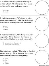 Pie Chart Circle Graphs Printouts Enchantedlearning Com