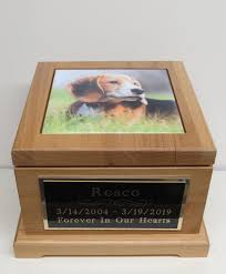 Explore our selection online today! Dog Photo Frame Wood Memorial Funeral Urn For Cat Medium With Engraving Brown Cremation Urn For Pets Custom Engraving Included Memorials