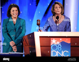 Alice Travis Germond at the Democratic National Convention in Denver,  Monday, Aug. 25, 2008. (AP Photo/Ron Edmonds Stock Photo