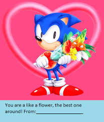 Sonic Cards Sonic Cards Valentines Cards
