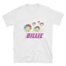 Takashi murakami has a longstanding tradition of producing some of the cutest plush collectibles out there. Billie Eilish Merch Flower Shirt Takashi Murakami Inspired Short Sleev Hausofbear