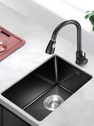 Our sink strainer has 2mm diameter holes to let fine particles universal standard size: 38x30cm Small Black Bar Sink 304 Stainless Steel Kitchen Sink Undermount Single Bowl For Home Improvement With Drain Accessories Tool Parts Aliexpress