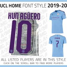 Mix & match this shirt with other items to create an avatar that is unique to you! 2019 20 Manchester City Home Ucl Admc Llc