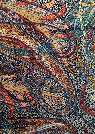 Vintage 1960s Liberty Of London Multicolor Paisley Silk Scarf With Black Border Liberty Fabric Print Patterns Liberty Of London
