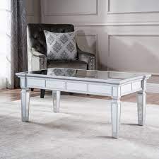 Wood mirror coffee table should always look refreshing, unique and elegant, as that is where you would sit for a fresh cup of coffee and feel rejuvenated. Noble House Mirror Finished Faux Wood Coffee Table Clear Walmart Com Walmart Com