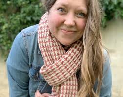 Thatcher Scarf Crochet Pattern: Beginner Two-color Design (PDF Pattern)