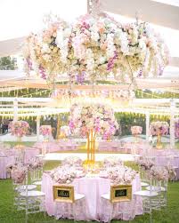 One really unique wedding entertainment idea is to hire a palm reader to wander around your wedding. 25 Times Floral Wedding Design Stole The Show Ruffled