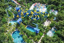 The dry park called adventureplay, the water park called waterplay, and the world's longest tube water slide, called gravityplay.the park straddles jalan teluk bahang and the two sides are. Escape Theme Park In Penang Klook Malaysia