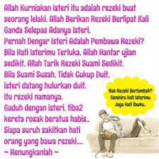 Allah ta'ala maha memberi rezeki. Rezeki Suami Tiba Tiba Mengalir Deras Inilah 10 Sikap Isteri Pembawa Rezeki Melimpah Ruah Kepada Suami
