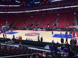 Little Caesars Arena Section 107 Home Of Detroit Pistons