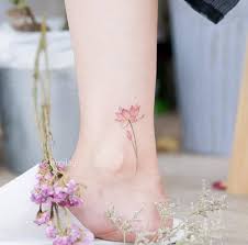 Her tones are in colors of candy, much like the korean style. Lotus Flower Tattoo On The Ankle
