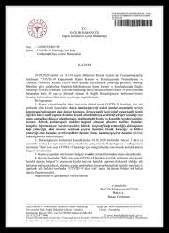 İnkılâp tarihi ve atatürkçülük terimi olarak genelge: Saglik Bakanligi Kronik Hastalari Ilgilendiren Genelge Hakkinda Aciklam