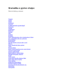 Doc Gramatika E Gjuhes Shqipe Rapitful Rapitfuli Academia Edu