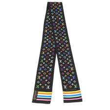 Check spelling or type a new query. Louis Vuitton X Takashi Murakami Black Multicolor Monogram Silk Bandeau Scarf Louis Vuitton Tlc