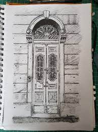 From bold coloring to unique design, there are many ways to make your home. Door Sketch Desenho Tatuagem