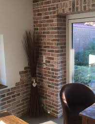 Steinriemchen für eine alte backsteinwand, ziegelwand oder. Backsteinriemchen Antik Classic Rot Braun Fur Wohnzimmer O Kuche Riemchenwerk