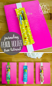 So why one should spend money on buying a pen holder when he can get it without spending money. Diy Journaling Bookmark And Pencil Holder Free Sewing Tutorial Sewcanshe Free Sewing Patterns And Tutorials