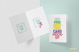 Free Greeting Card Mockup Zippypixels Free Greeting Cards Birthday Card Template Free Greeting Card Template