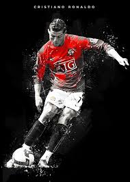 Cristiano Ronaldo Poster Print By Creativedy Stuff Displate In 2020 Cristiano Ronaldo Manchester Cristiano Ronaldo Manchester United Ronaldo