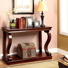 Statuesque And Dignified This Wonderful Sofa Table Is An Elegant Piece Suited For Any Traditional Home It Easi Furniture Furniture Of America Sofa End Tables