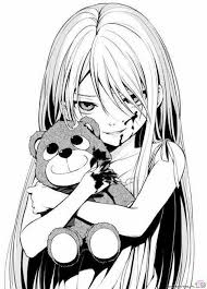 Black And White Anime Boy Scary Pin On Girls