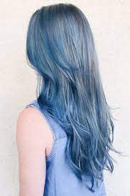 Karena warna biru yang dipakai menggunakan warna terang agar terlihat lebih berkilau dan bercahaya. Slate Blue Hair Is Perfect For This Winter Now That Winter Is Here I Thought It Would Be Fun To Showcase Some Of Warna Rambut Gaya Rambut Warna Rambut Ombre