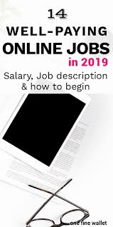 14 High Paying Online Jobs From Home 2020 Over 45 000 Mo Online Jobs From Home Online Jobs Online Jobs For Moms