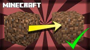 How to craft coarse dirt in minecraft? Minecraft How To Make Coarse Dirt Into Dirt 1 15 2 Youtube