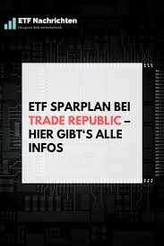 Etf Sparplan Bei Trade Republic Hier Gibt S Alle Infos Sparplan Sparen Planer