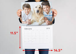 Vistaprint Custom Photo Calendar Custom Wall Calendars Personalised Photo Calendar