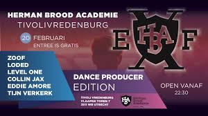Vanaf maandag 8 februari lanceert de herman brood academie een nieuw online muzikaal platform: Herman Brood Academie Dance Producers Tivolivredenburg