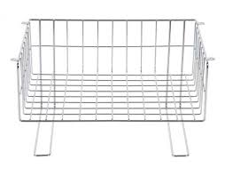 wire under cabinet mountable storage basket