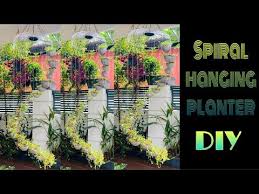 Plants Hanging Ideas With Coconut Shells Spiral Hanging Garden Amazing Vertical Hanging Garden Ideas Youtube Hanging Garden Diy Planters Coconut Shell