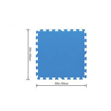 Bestway medence alátét polifoam 50 x 50 cm, kék, 9 db/cs - eMAG.hu
