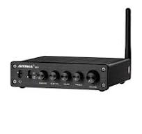 AIYIMA A03 TPA3116 subwoofer Bluetooth 5.2 wzmacniacz stereo 2.1-kanałowy  wzmacniacz mocy Hi-Fi 50 W x 2 + 100 W wzmacniacz audio z zasilaczem DC 24  V ...